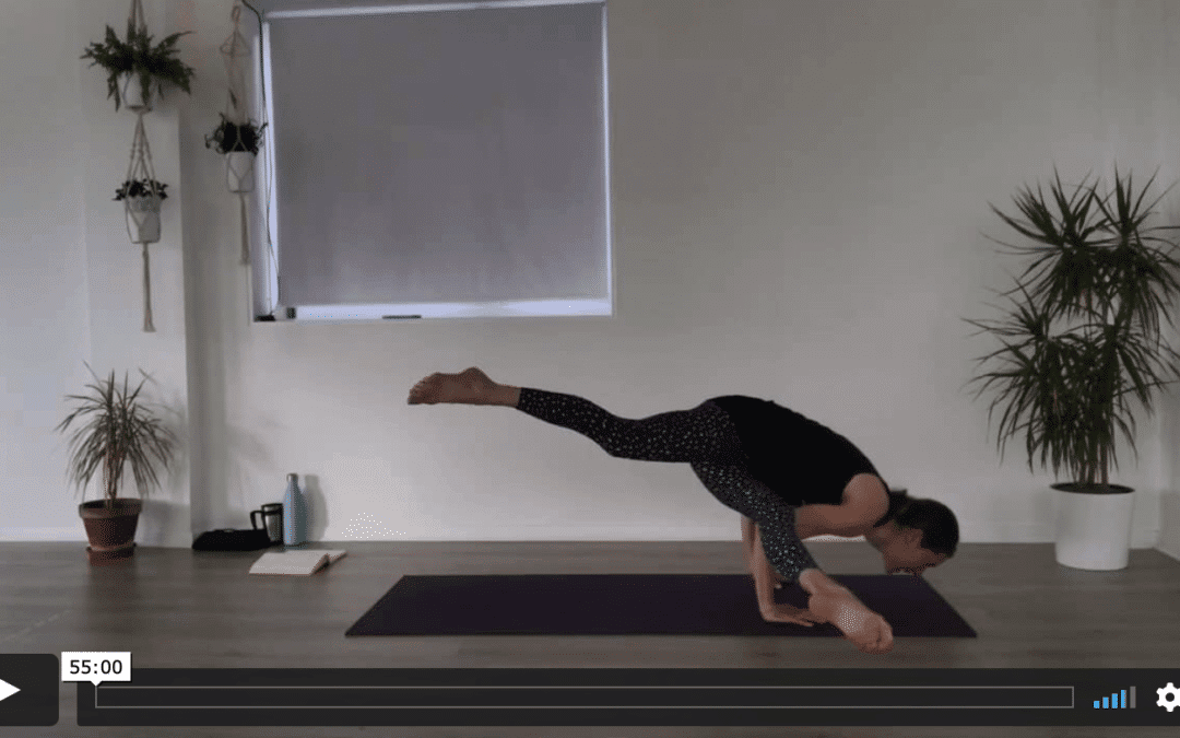 YOGA: Strong Flow: Side Crowing (50mins)